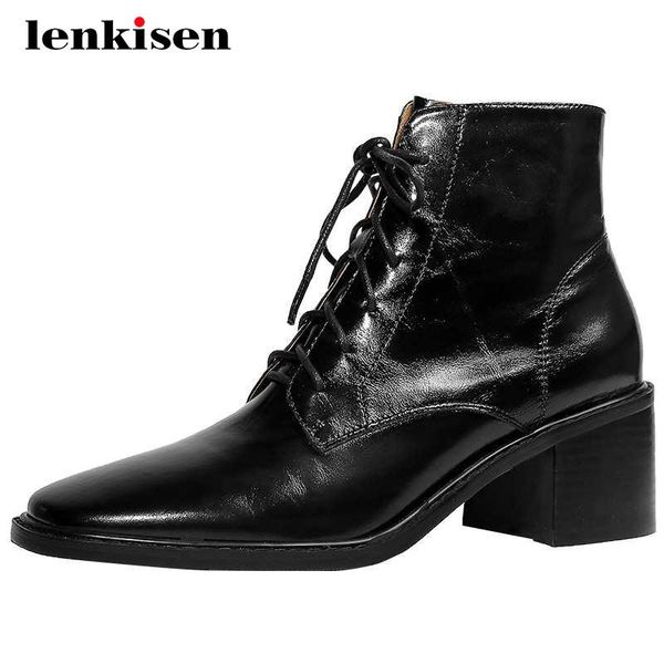 boots lenkisen arrival work genuine leather thick high heel square toe zipper office lady dress keep warm ankle l3f2, Black
boots lenkisen arrival work genuine leather thick high heel square toe zipper office lady dress keep warm ankle l3f2, Black