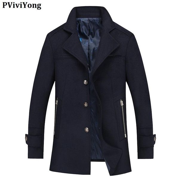 men's wool & blends pviviyong 2021 arrival winter thicked trench coat men, fashion jackets men parka ,plus-size m-xxxl hy5811, Black
men's wool & blends pviviyong 2021 arrival winter thicked trench coat men, fashion jackets men parka ,plus-size m-xxxl hy5811, Black
