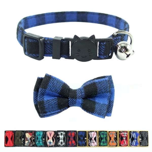 cat collars & leads xpangle plaid lattice collar breakaway bowtie bell quick release cotton for puppies cats kittens accessories 17-28cm
cat collars & leads xpangle plaid lattice collar breakaway bowtie bell quick release cotton for puppies cats kittens accessories 17-28cm