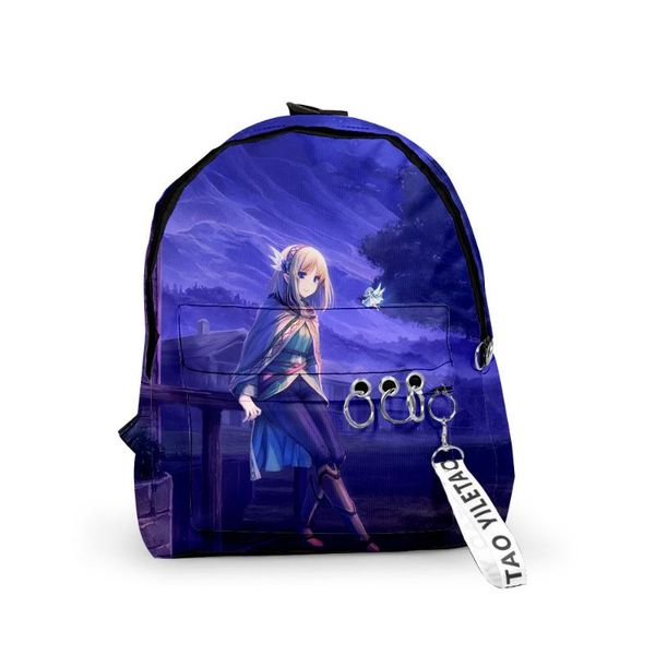 backpack 2021 in the land of leadale 3d hip hop women oxford hanging buckle style girl child school bag travel
backpack 2021 in the land of leadale 3d hip hop women oxford hanging buckle style girl child school bag travel