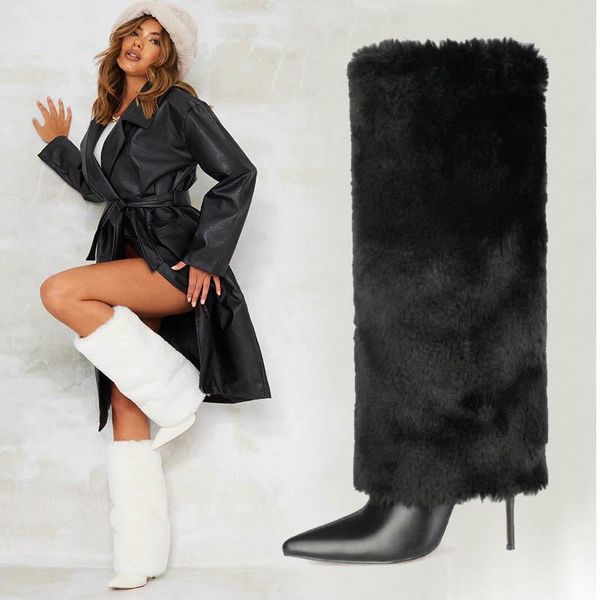 boots fur trouser leg women knee high 2021 est autumn winter thin heel pointed toe women's shoes black white size43
boots fur trouser leg women knee high 2021 est autumn winter thin heel pointed toe women's shoes black white size43