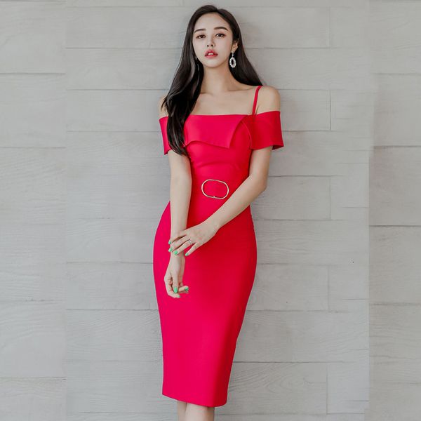 arrival fashion thin waistband formal temperamental off quality elegant pencil dress, Black;gray
arrival fashion thin waistband formal temperamental off quality elegant pencil dress, Black;gray