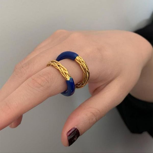 cluster rings retro dripping oil twist metal open ring female personality wild temperament fashion geometric tide, Golden;silver
cluster rings retro dripping oil twist metal open ring female personality wild temperament fashion geometric tide, Golden;silver