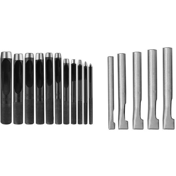 professional hand tool sets 5pcs 6/7/8/9/10x3mm diy drilling bit leather craft puncher & 11pcs round steel hollow punch set, 1-11mm hole too
professional hand tool sets 5pcs 6/7/8/9/10x3mm diy drilling bit leather craft puncher & 11pcs round steel hollow punch set, 1-11mm hole too