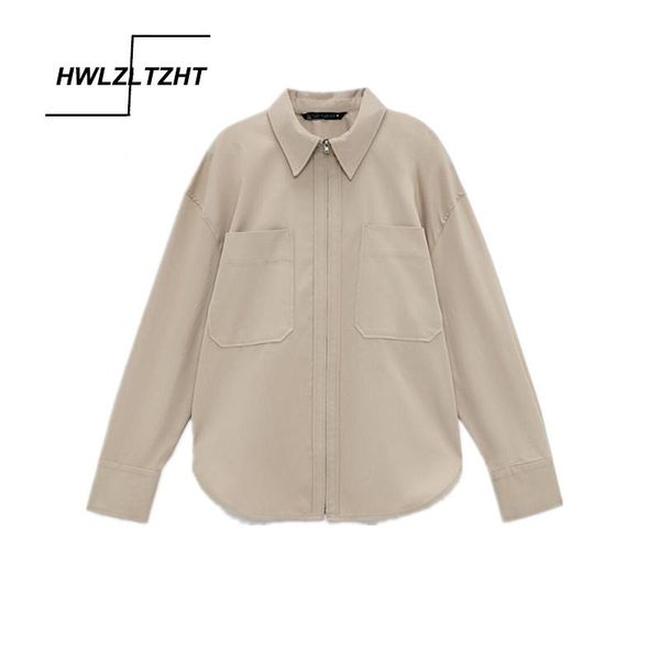 women's jackets hwlzltzht jacket women 2021 autumn spring turn down collar chic coat outerwear long sleeve female, Black;brown
women's jackets hwlzltzht jacket women 2021 autumn spring turn down collar chic coat outerwear long sleeve female, Black;brown