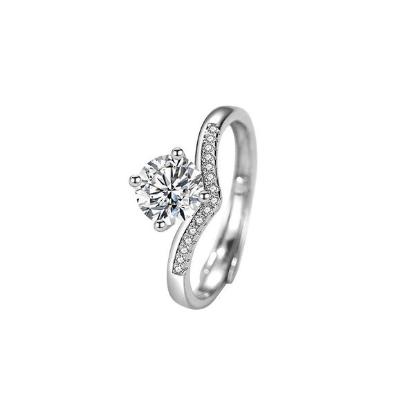 cluster rings princess crown 1 mosan diamond ring sterling silver v-shaped female love proposal fashion gift jewelry, Golden;silver
cluster rings princess crown 1 mosan diamond ring sterling silver v-shaped female love proposal fashion gift jewelry, Golden;silver