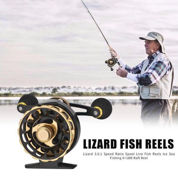 fihsing reel lizard 6+1 bearings raft ice sea fishing 3.6:1 speed ratio lure fish reels line spool wheel tackle tools baitcasting
fihsing reel lizard 6+1 bearings raft ice sea fishing 3.6:1 speed ratio lure fish reels line spool wheel tackle tools baitcasting