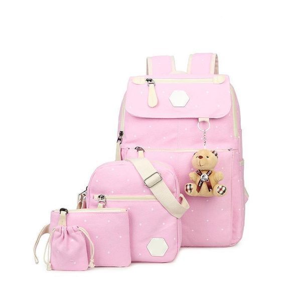 women canvas 4pcs set school bag backpacks college schoolbag fashion plecak for teenager girl and boys rucksack moclila shoulder
women canvas 4pcs set school bag backpacks college schoolbag fashion plecak for teenager girl and boys rucksack moclila shoulder