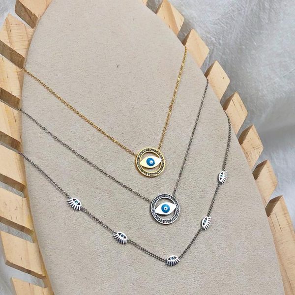 bohemian multi-layer necklace for women gold color moon star demon eye pendants necklaces 2021vintage chokers collar wholesale pendant, Silver
bohemian multi-layer necklace for women gold color moon star demon eye pendants necklaces 2021vintage chokers collar wholesale pendant, Silver