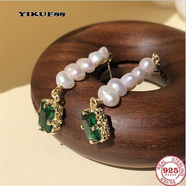 stud yikuf88 s925 sterling silver needle women natural pearl earrings female retro emerald for ear, Golden;silver
stud yikuf88 s925 sterling silver needle women natural pearl earrings female retro emerald for ear, Golden;silver