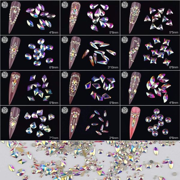 nail art kits ab crystal rhinestones set gems iridescent clear class multi-shape flat back shiny jewels for diy crafts
nail art kits ab crystal rhinestones set gems iridescent clear class multi-shape flat back shiny jewels for diy crafts