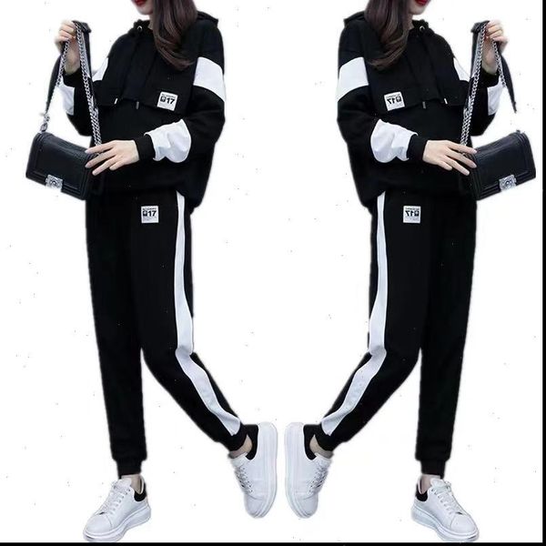 tracksuit women tracksuits autumn large size womens loose pants for were thin casual fashion sports two piece suit, Gray
tracksuit women tracksuits autumn large size womens loose pants for were thin casual fashion sports two piece suit, Gray