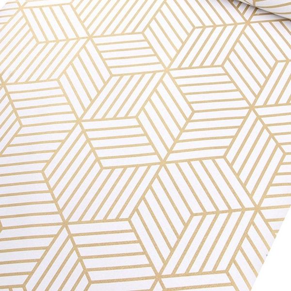window stickers self adhesive furniture wallpaper hexagon pattern champagne geometric stripes roll film for wall shelves 0.45*3m
window stickers self adhesive furniture wallpaper hexagon pattern champagne geometric stripes roll film for wall shelves 0.45*3m