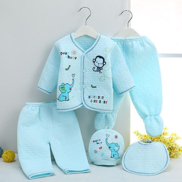 clothing sets 5pcs/set born clothes autumn winter baby warm pure cotton girls boys cartoon suits infant for 0-1 year, White
clothing sets 5pcs/set born clothes autumn winter baby warm pure cotton girls boys cartoon suits infant for 0-1 year, White