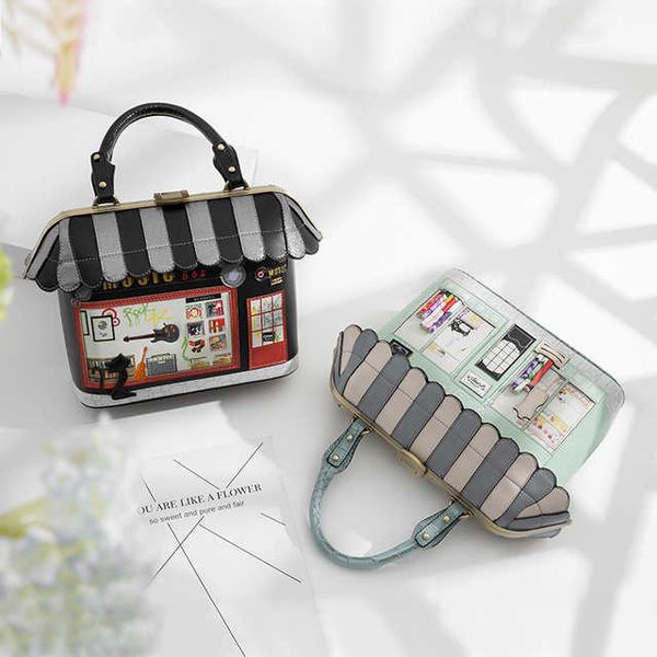 fashion house shaped women shoulder italy 3d handbag style vintage handmade purses feminina for ladies tote bag pu leather c0601
fashion house shaped women shoulder italy 3d handbag style vintage handmade purses feminina for ladies tote bag pu leather c0601