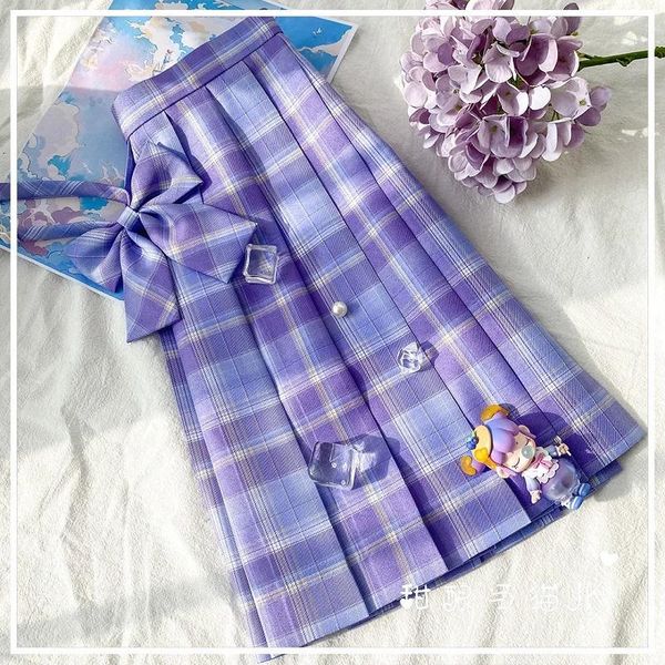 skirts japanese jk uniform purple plaid pleated skirt female korean style preppy sweet cute mini harajuku a-line, Black
skirts japanese jk uniform purple plaid pleated skirt female korean style preppy sweet cute mini harajuku a-line, Black
