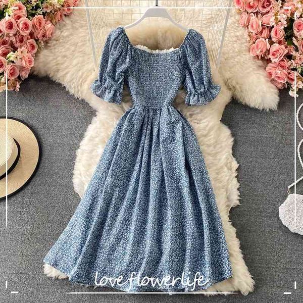 loveflowerlife summer vintage floral print dress a line puff sleeve high waist mid-calf elegant women dresses 210521, Black;gray
loveflowerlife summer vintage floral print dress a line puff sleeve high waist mid-calf elegant women dresses 210521, Black;gray