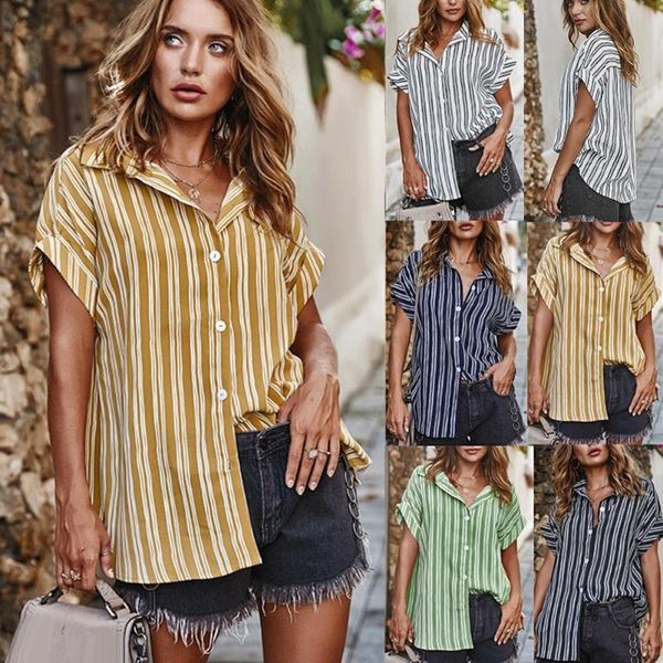 women's blouses & shirts blouse women casual striped female loose blusas summer fall ladies sexy, White
women's blouses & shirts blouse women casual striped female loose blusas summer fall ladies sexy, White