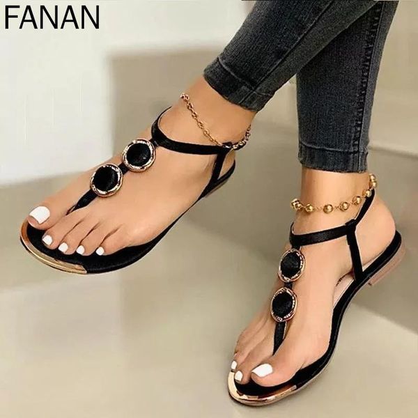 sandals 2021 women summer flip flop metal decoration barefoot flat shoes fashion casual beach outdoor big size heel type, Black
sandals 2021 women summer flip flop metal decoration barefoot flat shoes fashion casual beach outdoor big size heel type, Black