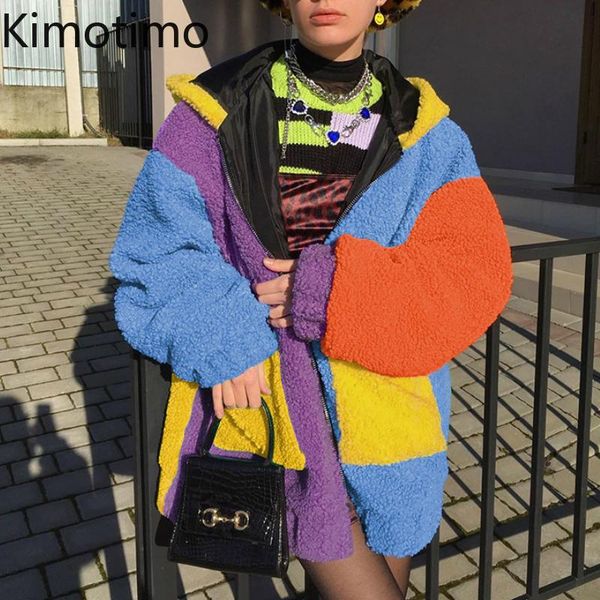 kimotimo teddy fur coat long sleeve hooded rainbow chic korean casual streetwear oversize autumn winter harajuku jacket women women's j, Black;brown
kimotimo teddy fur coat long sleeve hooded rainbow chic korean casual streetwear oversize autumn winter harajuku jacket women women's j, Black;brown