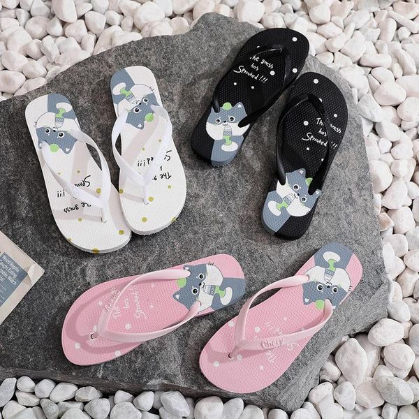 slippers flip flip-flops ladies sandals and outer wear women's non-slip summer fashion, Black
slippers flip flip-flops ladies sandals and outer wear women's non-slip summer fashion, Black