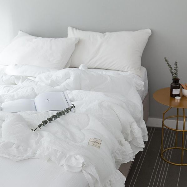 comforters & sets ins summer washed cotton air-conditioning quilt with lace soft breathable blanket thin pure color comforter bed cover for
comforters & sets ins summer washed cotton air-conditioning quilt with lace soft breathable blanket thin pure color comforter bed cover for