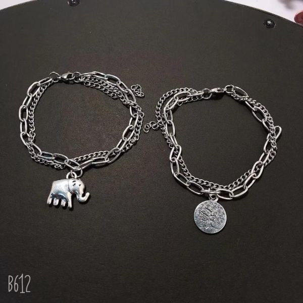 fashion punk titanium steel retro personality bracelet stainless multi layer jewelry for men accessories link, chain, Black
fashion punk titanium steel retro personality bracelet stainless multi layer jewelry for men accessories link, chain, Black