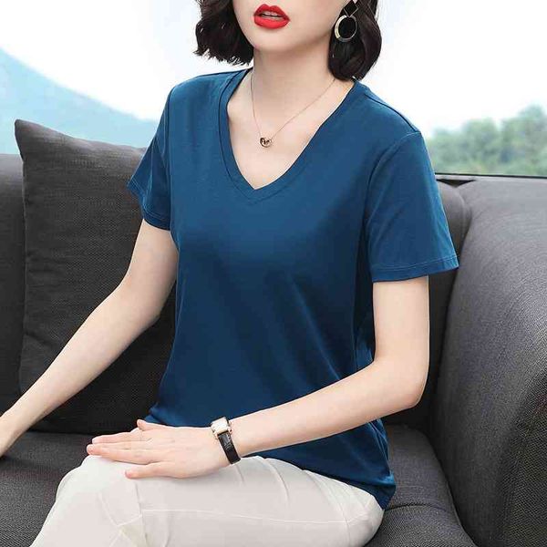 women's t-shirt mercerized cotton short-sleeved t-shirt loose summer style simple short sleeve n75 solid color 133c, White
women's t-shirt mercerized cotton short-sleeved t-shirt loose summer style simple short sleeve n75 solid color 133c, White