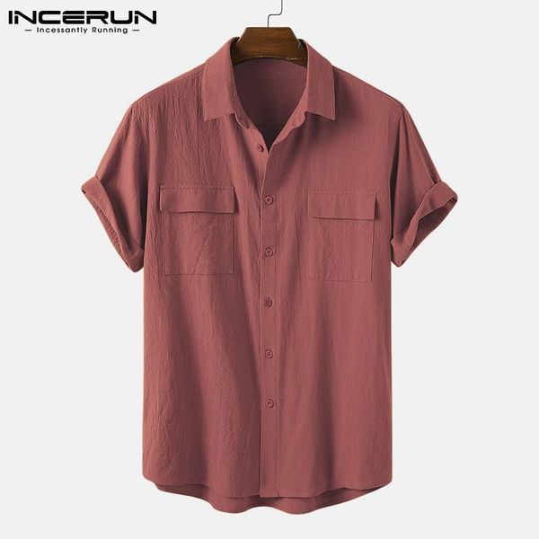 men's casual shirts 2021 men shirt cotton solid color vintage lapel short sleeve pockets camisas streetwear mens clothing harajuku ince, White;black
men's casual shirts 2021 men shirt cotton solid color vintage lapel short sleeve pockets camisas streetwear mens clothing harajuku ince, White;black