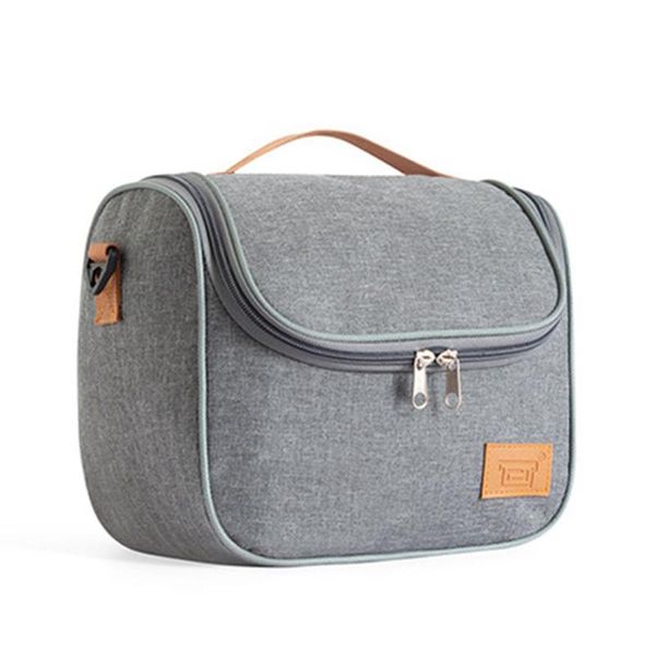 -lunch bag, portable multifunctional large capacity thermal bag insulated lunch box, gray dinnerware sets
-lunch bag, portable multifunctional large capacity thermal bag insulated lunch box, gray dinnerware sets