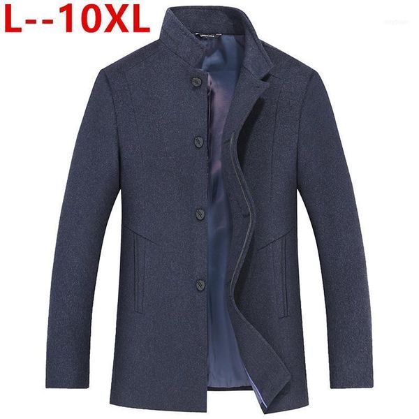 men's wool & blends 10xl 8xl 6xl men winter coat fashion solid color warm thick woolen pea male trench overcoat1, Black
men's wool & blends 10xl 8xl 6xl men winter coat fashion solid color warm thick woolen pea male trench overcoat1, Black