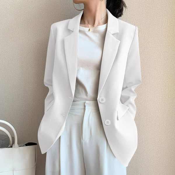 women's suits & blazers 2021 spring autumn temperament retro women casual oversized chic coats ladies fashionable classic jackets, White;black
women's suits & blazers 2021 spring autumn temperament retro women casual oversized chic coats ladies fashionable classic jackets, White;black