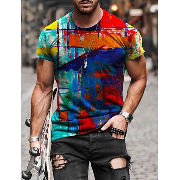 men's t-shirts ifpd eu size t shirt 3d color oil painting print funny short sleeve t-shirt summer harajuku casual streetwear hip hop, White;black
men's t-shirts ifpd eu size t shirt 3d color oil painting print funny short sleeve t-shirt summer harajuku casual streetwear hip hop, White;black