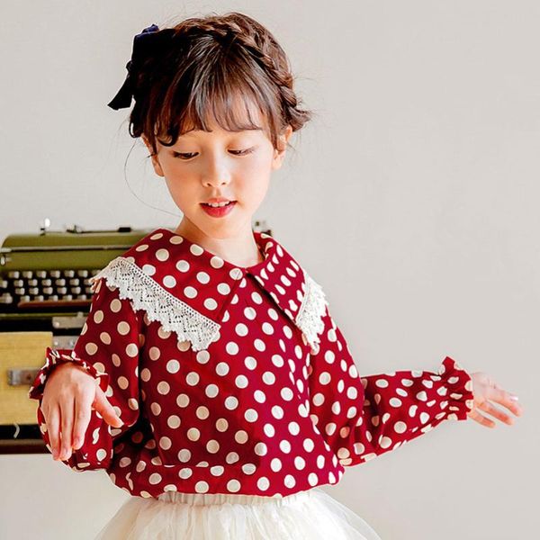 shirts yourseason 2021 spring summer girls long sleeved cute baby girl polka dot print arrival kids lace patchwork blouses, White;black
shirts yourseason 2021 spring summer girls long sleeved cute baby girl polka dot print arrival kids lace patchwork blouses, White;black