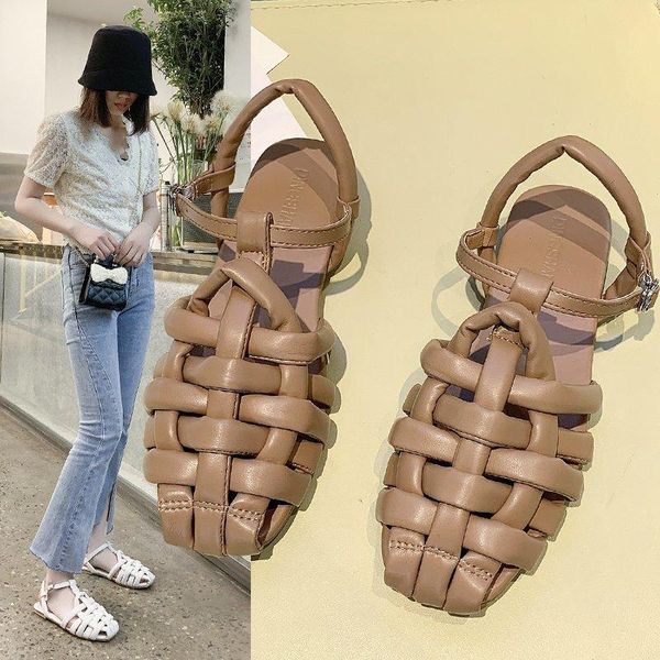 sandals summer 2021 with fairy wind flat bottom one character buckle mesh red roman women pu upper material, Black
sandals summer 2021 with fairy wind flat bottom one character buckle mesh red roman women pu upper material, Black