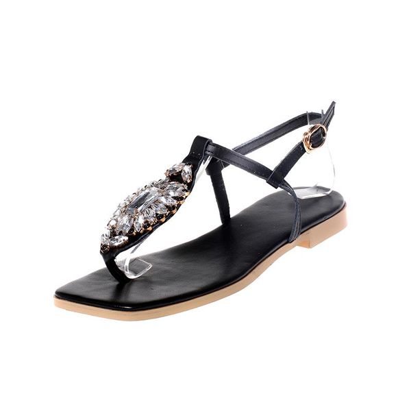 kmeioo rhinestone sandals women fashion summer shoes rome gladiator casual flats beach square toe, Black
kmeioo rhinestone sandals women fashion summer shoes rome gladiator casual flats beach square toe, Black