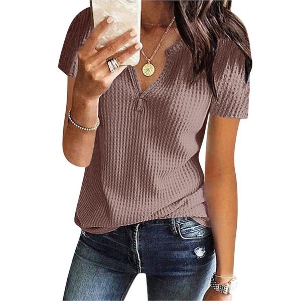 women's blouses & shirts summer slim women t shirt fashion tunic korean knitted pullover basic tees short sleeve solid stand collar lad, White
women's blouses & shirts summer slim women t shirt fashion tunic korean knitted pullover basic tees short sleeve solid stand collar lad, White