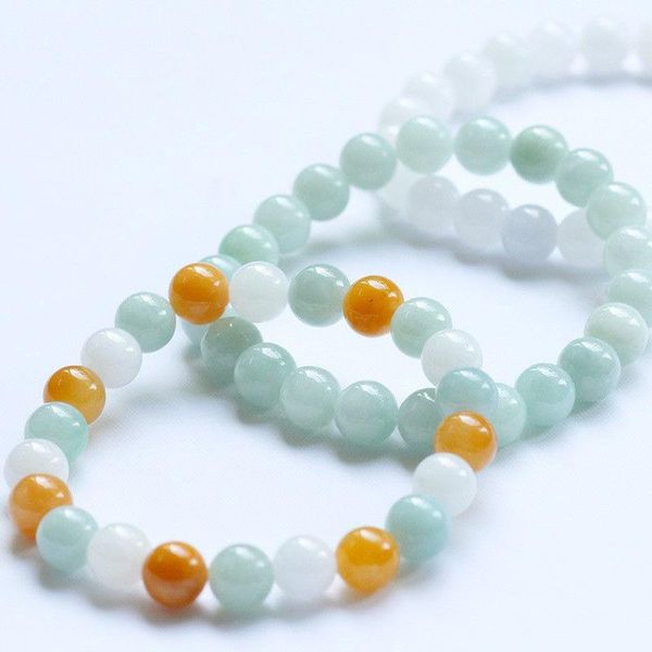 other bracelets 8mm genuine natural huanglong jade & jadeite bead bracelet white green yellow, Golden;silver
other bracelets 8mm genuine natural huanglong jade & jadeite bead bracelet white green yellow, Golden;silver