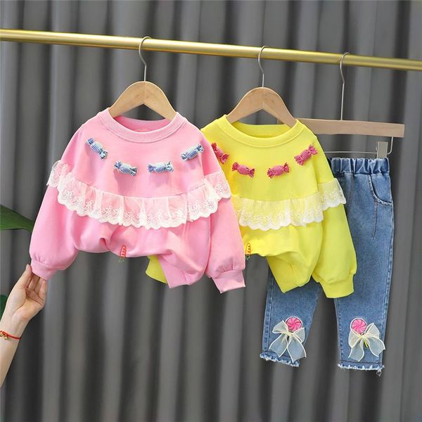 clothing sets girls 2021 autumn fashion baby outfits toddler sweatshirt coats jeans suit tracksuit for kids clothes set, White
clothing sets girls 2021 autumn fashion baby outfits toddler sweatshirt coats jeans suit tracksuit for kids clothes set, White