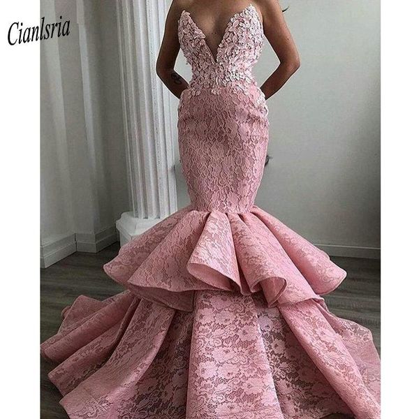 party dresses pink deep v-neck sleeveless full lace mermaid evening dress appliques tiered dubai arabic long formal, White;black
party dresses pink deep v-neck sleeveless full lace mermaid evening dress appliques tiered dubai arabic long formal, White;black