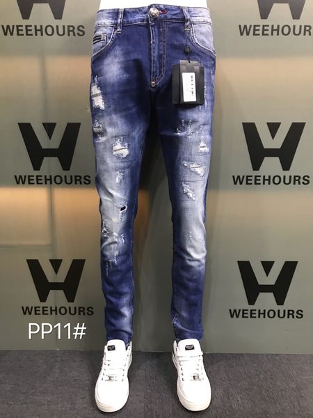 men's and women's casual hip-hop jeans currently designer luxury pants pp11-12, Blue
men's and women's casual hip-hop jeans currently designer luxury pants pp11-12, Blue