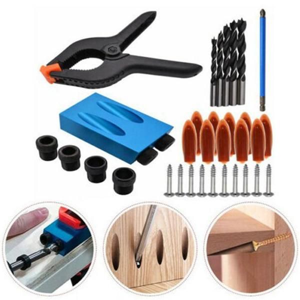 professional drill bits 14pcs pocket hole jig kit heavy duty easy tool system woodworking screw nds66
professional drill bits 14pcs pocket hole jig kit heavy duty easy tool system woodworking screw nds66