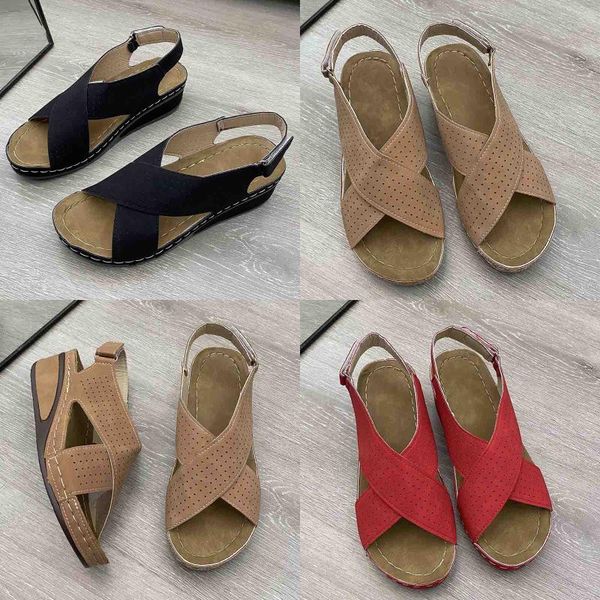sandals fashion women ankle strap summer slide platforms casual wedges shose sandales femmes été 2021, Black
sandals fashion women ankle strap summer slide platforms casual wedges shose sandales femmes été 2021, Black