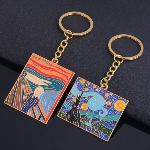 10pieces/lot new van goghs classic painting munch screaming starry sky oil painting world famous painting keychain, Silver
10pieces/lot new van goghs classic painting munch screaming starry sky oil painting world famous painting keychain, Silver