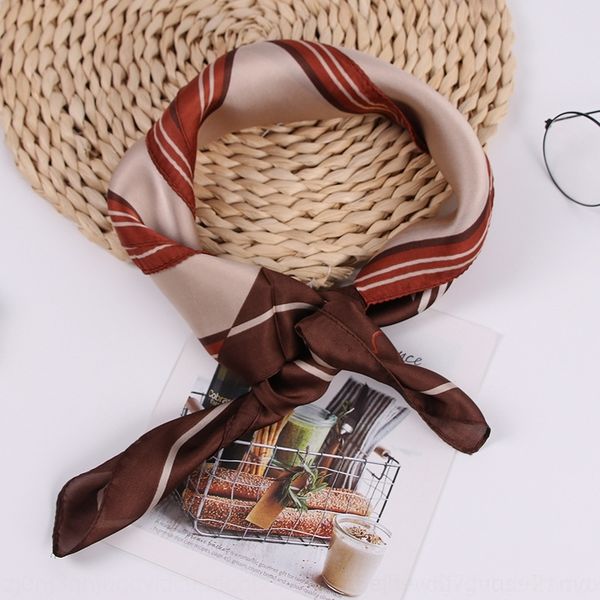 ywd ins small square south ties korea versatile silk small square women's decorative art cravat scarf chic scarf spring and autumn head, Black;gray
ywd ins small square south ties korea versatile silk small square women's decorative art cravat scarf chic scarf spring and autumn head, Black;gray