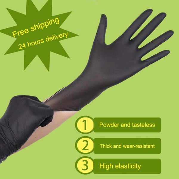 disposable gloves 100 pieces of black latex nitrile work high elastic synthetic waterproof hypoallergenic
disposable gloves 100 pieces of black latex nitrile work high elastic synthetic waterproof hypoallergenic