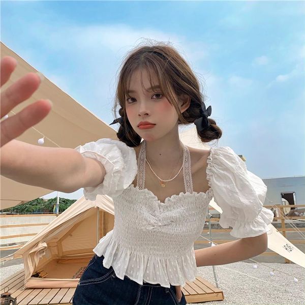 women's blouses & shirts off shoulder puff sleeve short design white elastic simple causal 2021 summer women fashion korean style
women's blouses & shirts off shoulder puff sleeve short design white elastic simple causal 2021 summer women fashion korean style