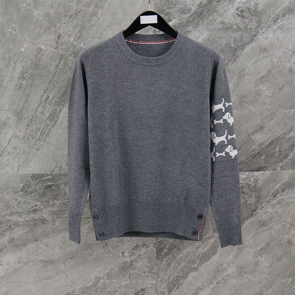 new autumn sleeve dog jacquard crew neck pullover sweater men's and women's same couple sweater, White;black
new autumn sleeve dog jacquard crew neck pullover sweater men's and women's same couple sweater, White;black