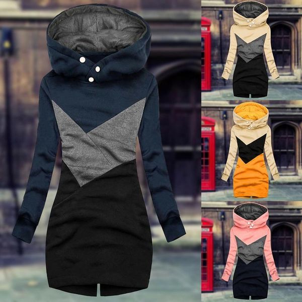 women's hoodies & sweatshirts autumn winter women dress casual hooded sweatshirt dresses ladies long sleeve round neck pocket pullover, Black
women's hoodies & sweatshirts autumn winter women dress casual hooded sweatshirt dresses ladies long sleeve round neck pocket pullover, Black