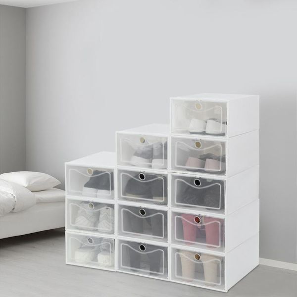 clothing & wardrobe storage 12pcs/set foldable shoe box organizer stackable transparent case container lightweight plastic holder
clothing & wardrobe storage 12pcs/set foldable shoe box organizer stackable transparent case container lightweight plastic holder
